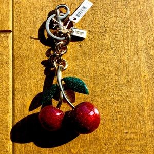 Coach cherry 🍒 bag/key charm